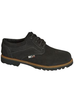 Sapato Max-shoes 12 Cavaleiro De Couro Camurça Super Confortável