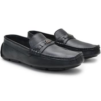 Mocassim DAFITI SHOES Loafer Metal Preto - Compre Agora