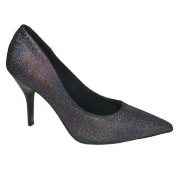 Scarpin preto best sale camurça beira rio