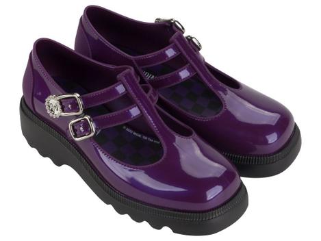 Sapato Zaxy Wandinha Tratorado Mocassim Oxford Salto - Grendene