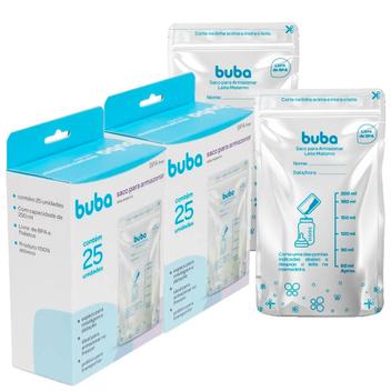 Saquinho Para Armazenar Leite com 50 Unidades de 200ml Buba ...