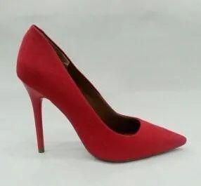 scarpin vermelho nobuck