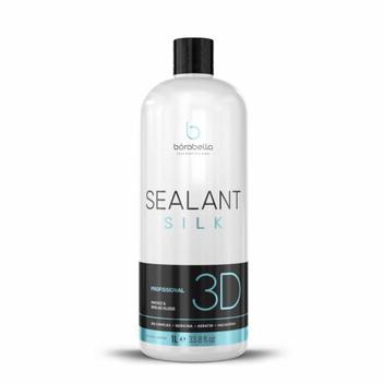 Traitement Kératine Borabella Selagem 3D Sealant Silk - 1 Litre, Organique, étape Unique, Pour Tous Types De Cheveux