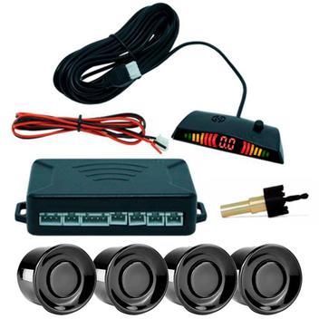 Sensor De Estacionamento Ré 4 Sensor Cor Preto 22Mm - Tiger - Sensor de ...