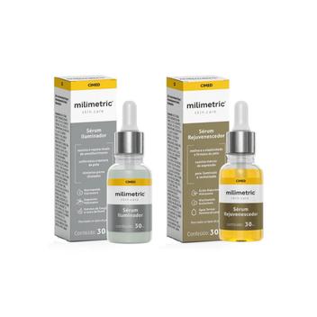 Sérum Iluminador + Sérum Rjuvenescedor Milimetric Skin Care - Sérum ...