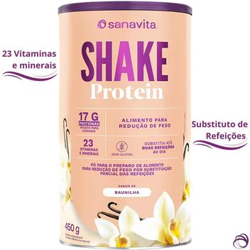 Shake Protein Substituto de Refeições p/ emagrecer 450g SANAVITA ...
