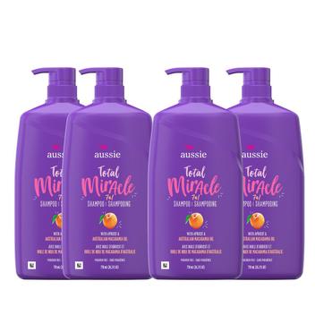 Aussie 7-N-1 Total Miracle Shampoo, 343 Ml – 6er Pack Für Glänzendes, Geschmeidiges Haar
