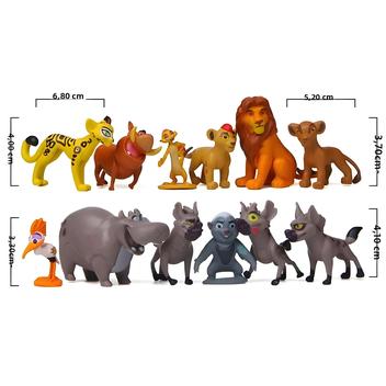 Simba Nala Pumbaa Timon Zazu Disney Rei Leão Figuras De Ação Bonecos ...