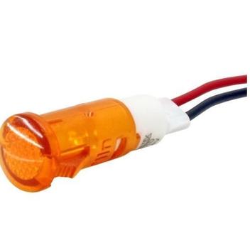 2 LED Cablati Jumbo 10mm Blu 12V – Per Modellismo Treni, Nautica, Auto E Diorami
