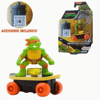 Skate Corda Michelangelo Tartaruga Ninja Switch Kick Skaters