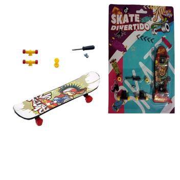 Brinquedo Skate De Dedo De Plástico X- Treme 3 Peças