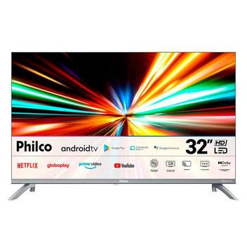 Smart TV 32 Polegadas PTV32M9GACGB HD LED Dolby Audio Android TV Philco ...