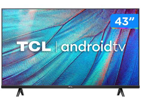 Smart TV 43” Full HD LED TCL Android TV 43S615 - VA Wi-Fi