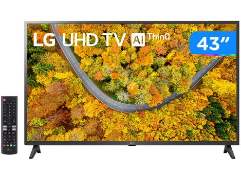Smart TV 43” Ultra HD 4K LED LG 43UP7500 - 60Hz Wi-Fi e