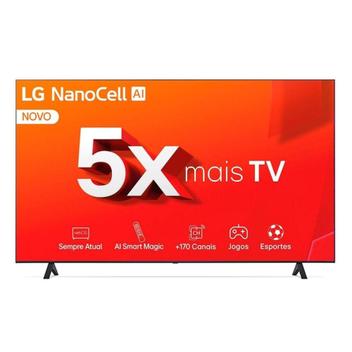 Smart TV 4K LG NanoCell 65" Polegadas 65NANO80TSA Processador A5 Ger7 ...