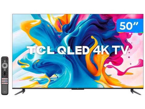 Smart TV 50” 4K TCL C645 Wi-Fi Bluetooth - Google Assistente 3