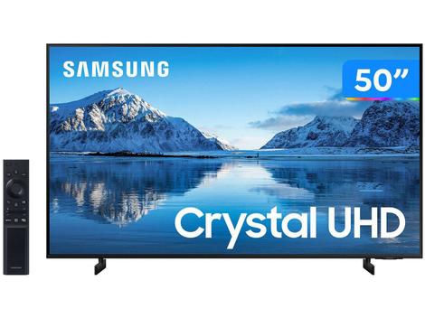 Smart TV 50” Crystal 4K Samsung 50AU8000 - Wi-Fi Bluetooth HDR Alexa ...