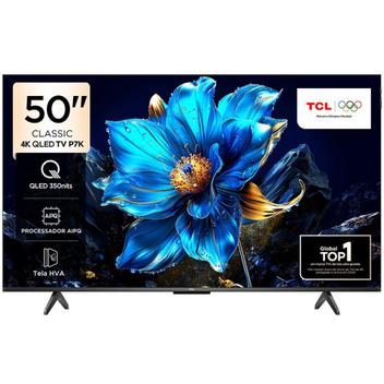 TCL 4Kスマート液晶テレビ　50インチ　4Kチューナー内蔵 Smart TV 50 TCL, 4K UHD, QLED, Google TV - 50P7K - Smart Tv