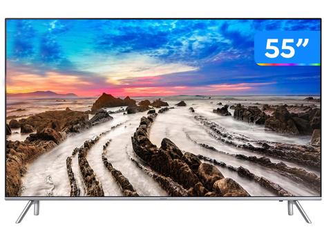 Smart TV 55” 4K LED Samsung 55MU7000 Wi-Fi - 4 HDMI 3 USB