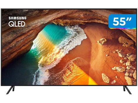 Smart TV Samsung 55 Polegadas QLED 4K, 4 HDMI, 2 USB, Wi-Fi, Bluetooth,  Modo Game, IA, Alexa e Google Assistente, Preto - QN55Q80BAGXZD - TV 4K  Ultra HD - Magazine Luiza