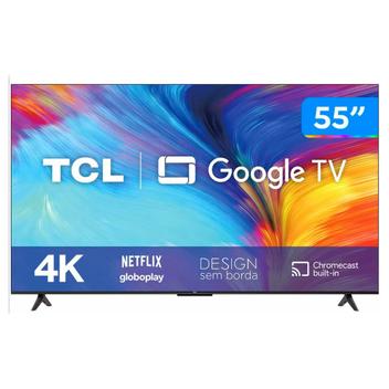 Smart TV 55 Polegadas 4K UHD HDR Google TV com Borda Infinita 55P635 ...