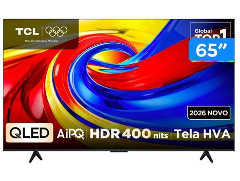 Smart TV 65" TCL 4K UHD QLED 65P7L Google TV 2026 - Smart Tv