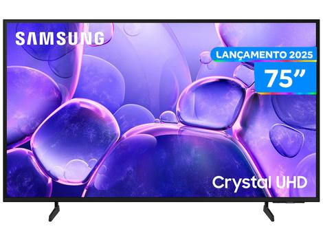 Smart TV 75" Samsung 4K UHD Crystal 75U8600F Tizen 3 HDMI - TVs ...