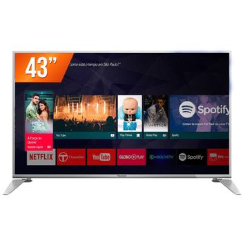 Smart TV LED 43 Full HD Panasonic TC-43ES630B 3 HDMI 2 USB Wi-Fi Integrado  Conversor Digital - Smart TV - Magazine Luiza