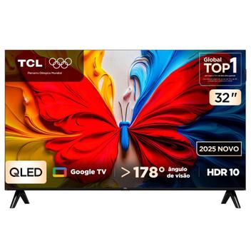 Smart TV TCL 32 Polegadas Full HD QLED S5K WiFi Bluetooth Google TV 2 ...