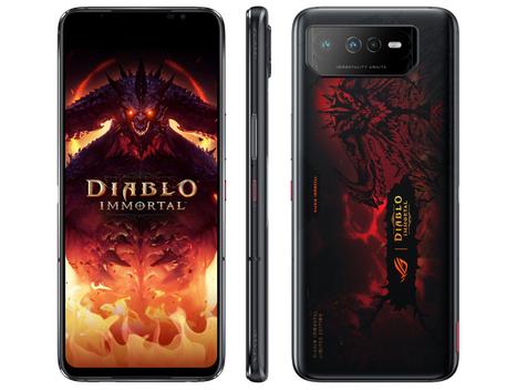 Asus Rog Phone 6 Diablo 90ai00b9 512gb Preto - Dual Chip