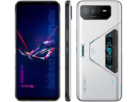 Smartphone Asus Rog Phone 6 Pro 512GB 5G Branco Snapdragon 8+ Gen