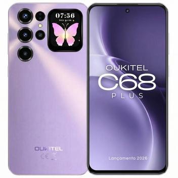 Smartphone C68 PLUS Lançamento Oukitel 2026 até 512GB 16GB