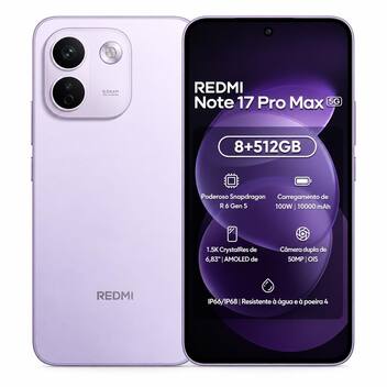 Smartphone Celular Xiaomi Redmi Note 17 Pro Maxx 5G 512GB, 8GB RAM