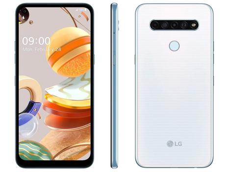 LG K61 Q630 128gb Branco - Dual Chip