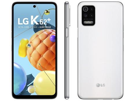 LG K62+ 128gb Branco - Dual Chip