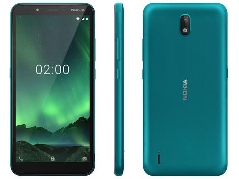 Smartphone Nokia C2 16GB Verde 4G 1GB RAM 5,7” - Câm. 5MP + Selfie