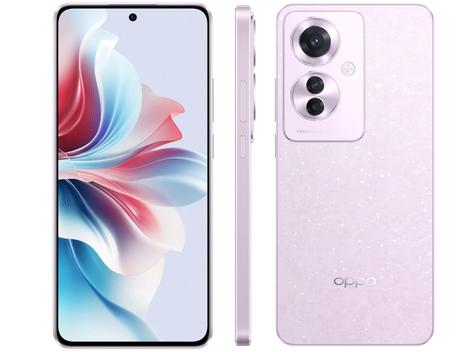 Smartphone OPPO Reno11 F 256GB Lilás 5G 8GB RAM 6,7