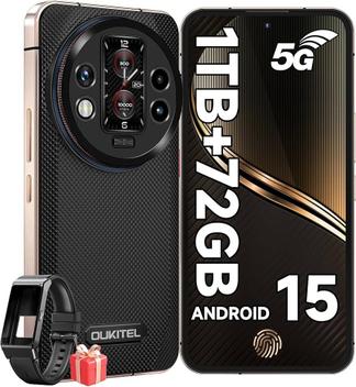Smartphone OUKITEL WP200 pro 5G Bateria 8800mAh 72Gb Ram 1Tb de