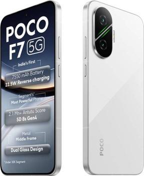 Smartphone POCO F7 5G 12GB RAM 512GB Tela 6.83 Dual Sim Branco