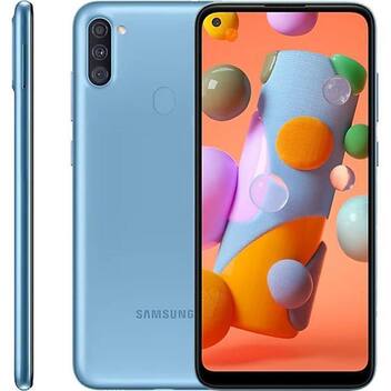 Smartphone Samsung Galaxy A11, 6,4”, 64 GB, Câmera Tripla, Azul ...