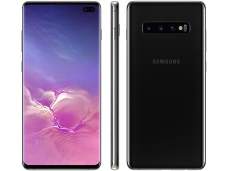 Smartphone Samsung Galaxy S10+ 128GB Ceramic Black - Octa-Core 8GB
