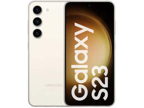 Smartphone Samsung Galaxy S23 256GB Creme 5G 8GB RAM 6,1” Câm