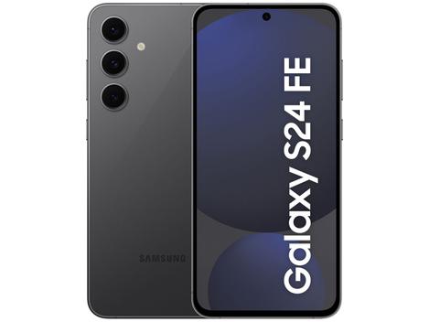 Smartphone Samsung Galaxy S24 FE 128GB Grafite 5G 8GB RAM 6,7&quot; Câm. Tripla + Selfie 10MP