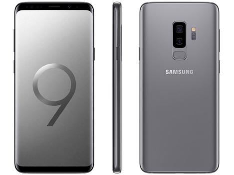 Smartphone Samsung Galaxy S9+ 128GB Cinza 4G - 6GB RAM Tela 6,2