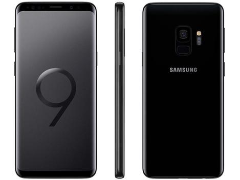 Samsung Galaxy S9 本体 ブラック Smartphone Samsung Galaxy S9 128GB Preto 4G - 4GB RAM Tela 5.8