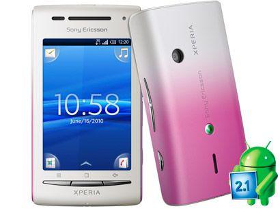 Smartphone Sony Ericsson X8 Android 2.1 TIM - Câmera 3.2 MP Wi-Fi