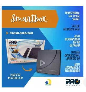 Smartpro 4K Tv Box Android 10 Prosb-3000/16Gb - PRO ELETRONIC ...