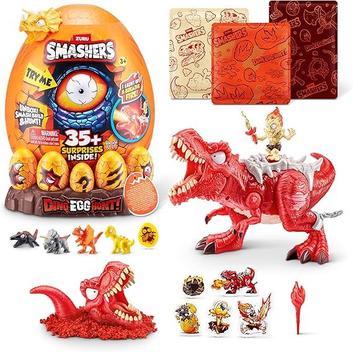 Smashers Dino Egg Hunt by ZURU, Light-Up Fire Breathing Dinosaurus-thema, verzamelbaar speelgoed voor jongens en kinderen (Giganotosaurus Smashers Dino Egg Hunt by ZURU, Light-Up Fire Breathing Dinosaurus-thema, verzamelbaar speelgoed voor jongens en kinderen (Giganotosaurus