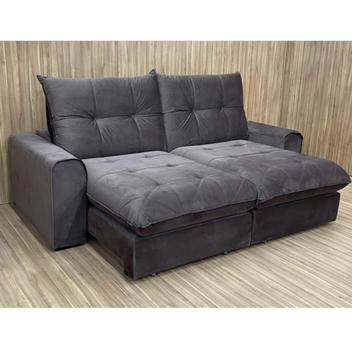 Sofá Chique 2,30m Confortável Retrátil Reclinável Para Sala - Alpoim ...