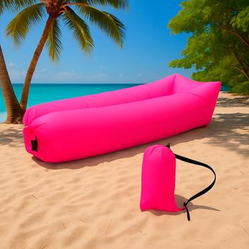 Sofá Inflável Ideal para Usar na Praia ou Jardim - RELET - Sofá ...